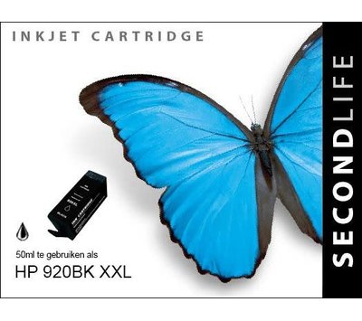 SecondLife inktcartridge voor HP920 BK XXL zwart