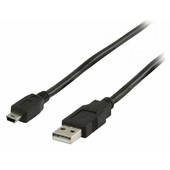 Nedis USB-A naar Mini USB-B kabel 2m CCGL60300BK20