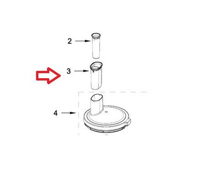 KitchenAid naduwstop van keukenmachine W10730932, W10565837