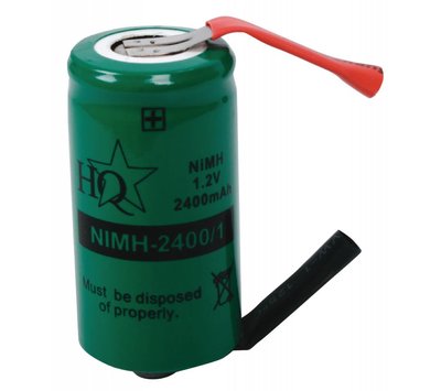 NiMH Batterij Pack 1.2V 2400mAh NIMH-2400/1