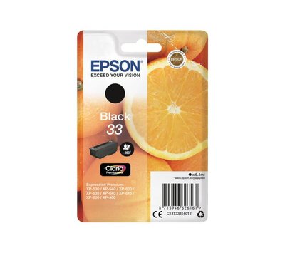 Originele Epson inktcartridge T3331 zwart C13T33314012