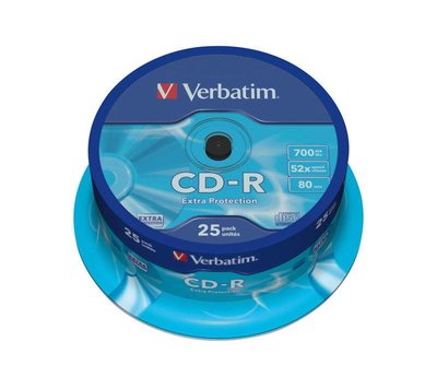 Verbatim CD-R 700MB / 80min spindle 25 st.