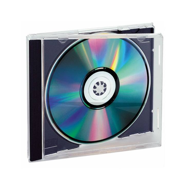 Cd/DVD hoesjes transparant/zwart mijnOnderdelenhuis.nl