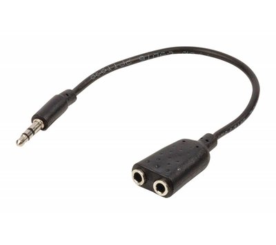 Verloopkabel 3.5mm jack splitter CAGB22100BK02