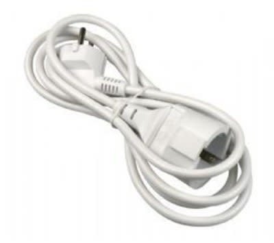 VB verlengsnoer met randaarde 5m wit 41205