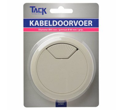 Tack kabeldoorvoer Ø80/95mm grijs