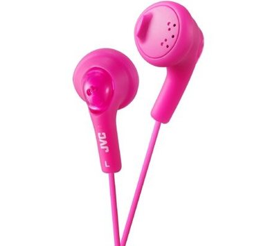 JVC Gumy stereo hoofdtelefoon HA-F160-P roze