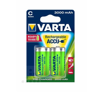 Varta oplaadbare batterij C-cel 3000mAh 1.2V HR14