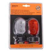 Benson Benson universele set LED fietslampen 006337
