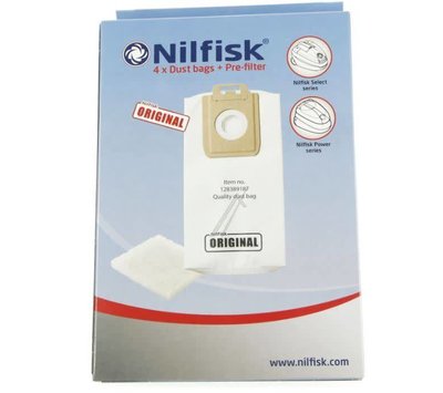 Originele stofzuigerzakken voor Nilfisk Power 128389187