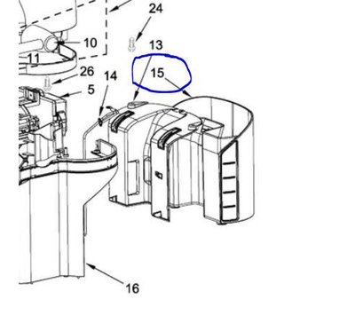 KitchenAid reservoir van koffiemachine W10725107