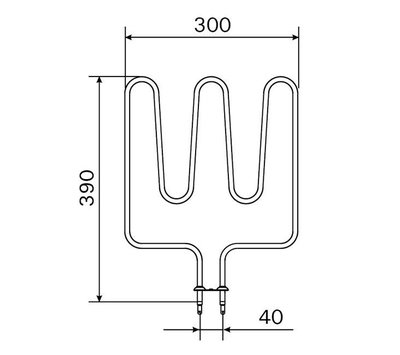 Harvia verwarmingselement van sauna 1500W ZSL-310