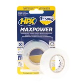 HPX HPX Max Power tape transparant 2 meter HT1902