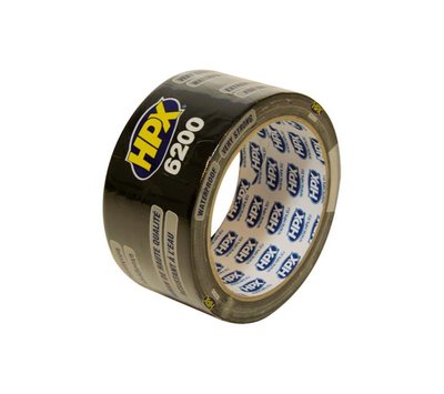 HPX pantsertape zwart 48 mm x 10 meter CB5010