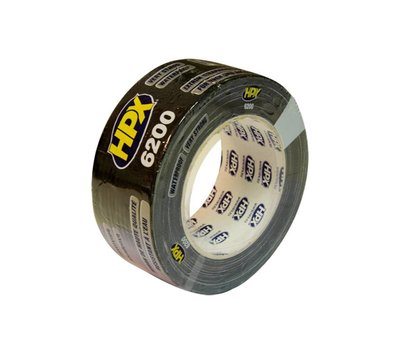 HPX pantsertape zwart 48 mm x 25 meter CB5025