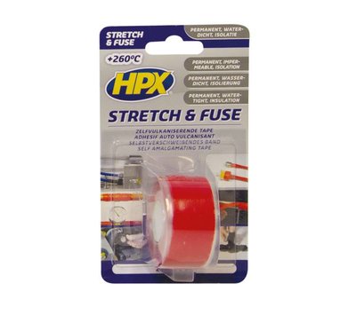 HPX stretch & fuse rood 25mm x 3m SO2503