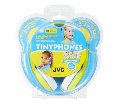 JVC TinyPhones hoofdtelefoon met begrensd volume HA-KD7-Y geel