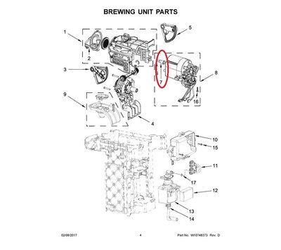 KitchenAid as van koffiemachine W10749021