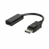 Nedis DisplayPort naar HDMI verloopkabel 0.2m CCGB37150BK02