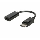 Nedis DisplayPort naar HDMI verloopkabel 0.2m CCGB37150BK02