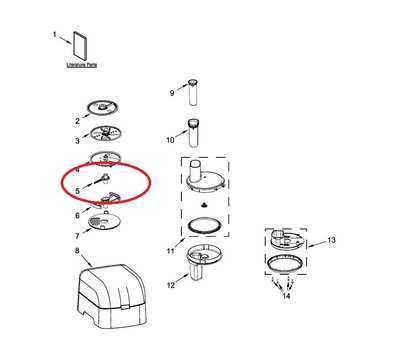 KitchenAid adapter van keukenmachine W10730939