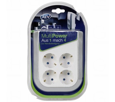 REV 4-voudig stekkerdoosverdeler 0020340112