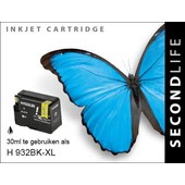 SecondLife SecondLife inktcartridge voor HP932 XL zwart