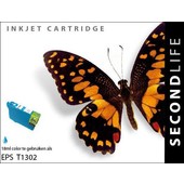 SecondLife SecondLife inktcartridge voor Epson T1302 blauw