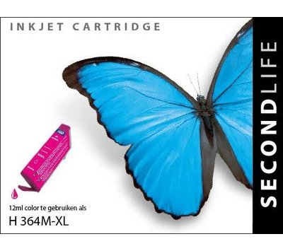 SecondLife inktcartridge voor HP364 XL rood