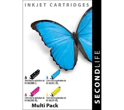 SecondLife inktcartridge voor HP903 XL multipack