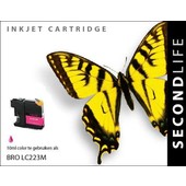 SecondLife SecondLife inktcartridge voor Brother LC223M rood