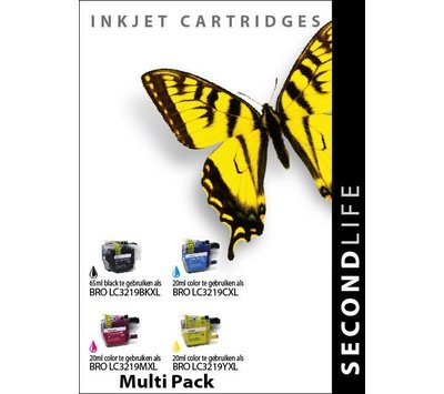 SecondLife inktcartridges voor Brother LC3219 Multipack XL