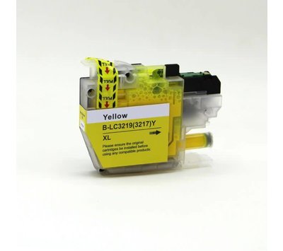 SecondLife inktcartridge voor Brother LC3219Y geel