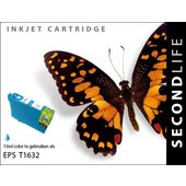 SecondLife SecondLife inktcartridge voor Epson T1632 blauw