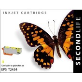 SecondLife SecondLife inktcartridge voor Epson T2434 geel