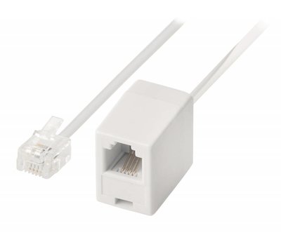 Telefoon verlengkabel RJ11 (4/6) 5m TCGL90205WT50
