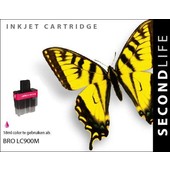 SecondLife SecondLife inktcartridge voor Brother LC900M rood
