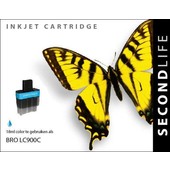 SecondLife SecondLife inktcartridge voor Brother LC900C blauw