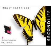 SecondLife SecondLife inktcartridge voor Brother LC125M XL rood