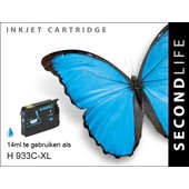 SecondLife Secondlife inktcartridge voor HP933C XL Blauw