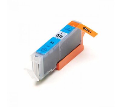 SecondLife inktcartridge voor Canon 571XL blauw