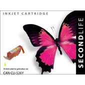 SecondLife SecondLife inktcartridge voor Canon CLI526Y geel