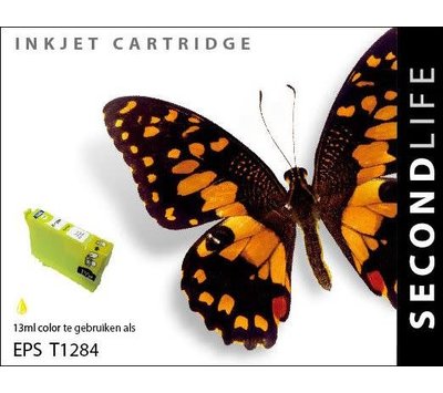 SecondLife inktcartridge voor Epson T1284 geel