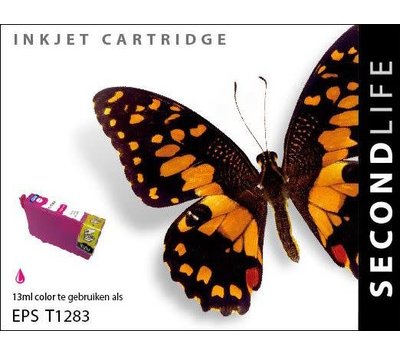 SecondLife inktcartridge voor Epson T1283 rood