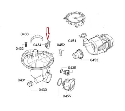 Bosch deksel van vaatwasser 00611322