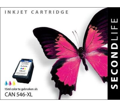 SecondLife inktcartridge voor Canon 546 XL kleur