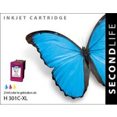 SecondLife SecondLife inktcartridge voor HP301 XL kleur