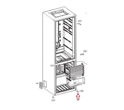 LG scharnier van koelkast AEH72956901