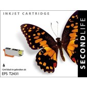 SecondLife SecondLife inktcartridge voor Epson T2431 zwart
