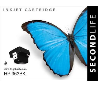 SecondLife inktcartridge voor HP363 XL zwart